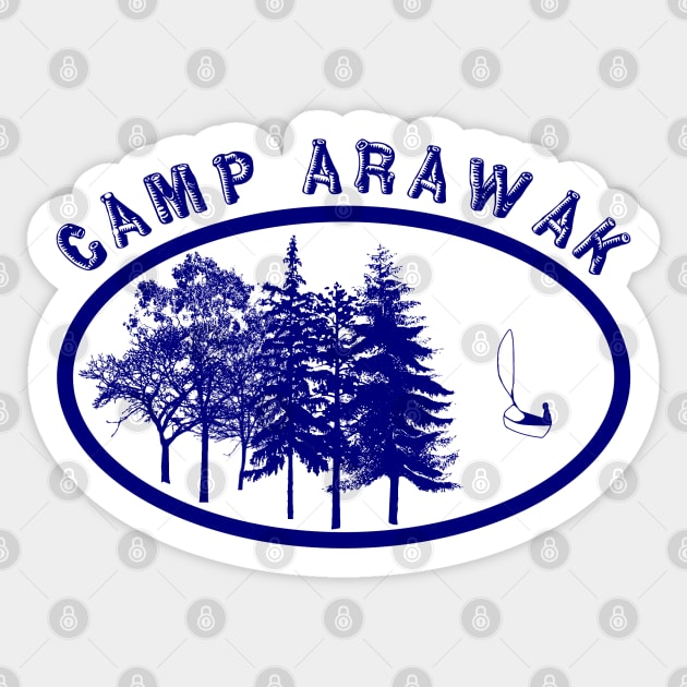 Camp Arawak Sticker by AngryMongoAff